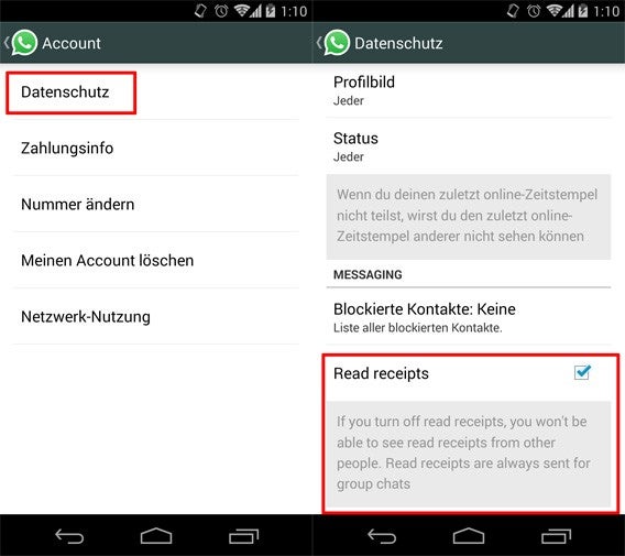 WhatsApp: Lesebestätigung deaktivieren mit der neuen Beta-Version der Messenger-App