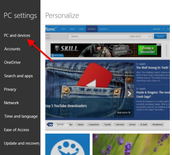 windows 8.1 pc settings windows 8.1 pc settings