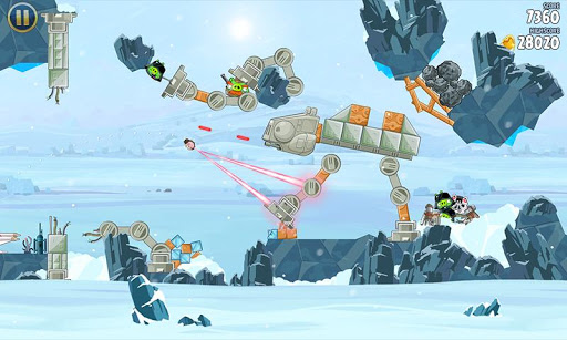 Angry Birds Star Wars HD sur Tablette Android