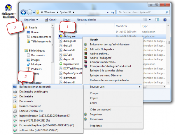 Outil de diagnostic DirectX sur le Bureau Softonic