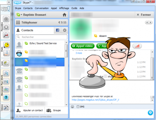 Messenger Plus! pour Skype