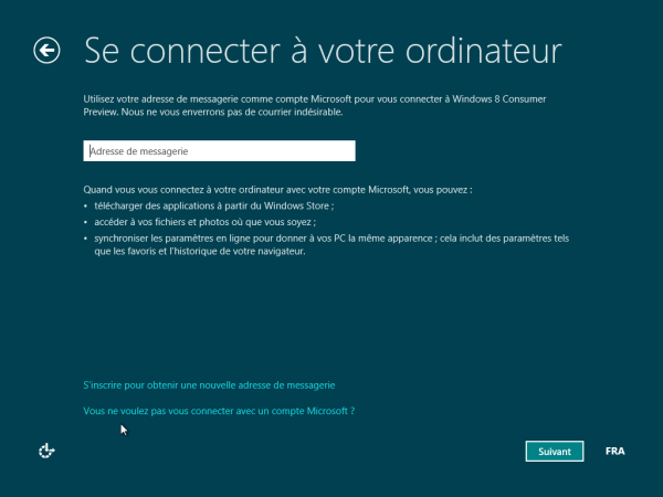 Connection à Windows Live Softonic