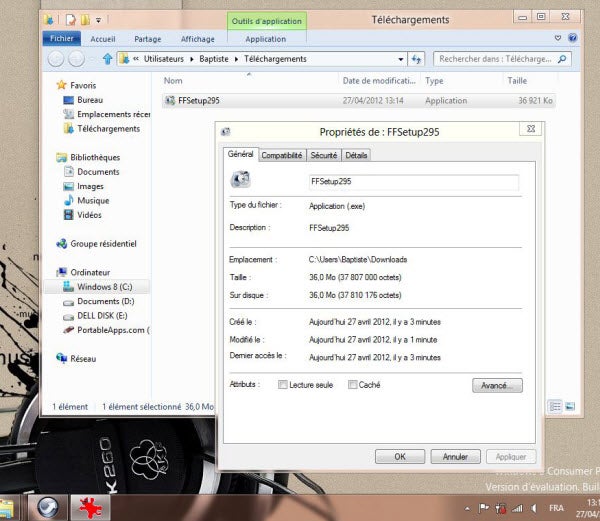Guide de Windows 8 #4 fichier d'installation