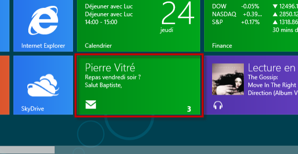 Windows 8 #8 : Courrier