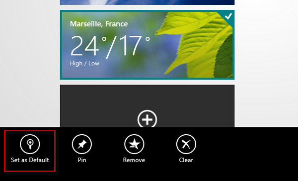 Guide de Windows 8 #8 : Weather, ville par défaut