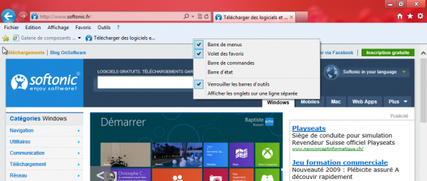 Guide de Windows 8 #9 : Favoris IE 10