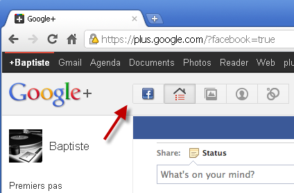 Blog Google+Facebook