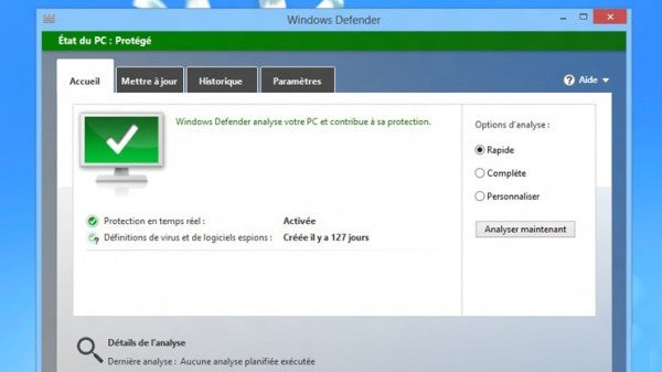 windows 8 sécurité