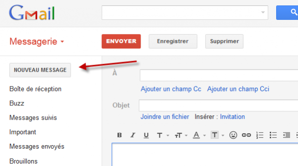 Commencer à rédiger un message Softonic