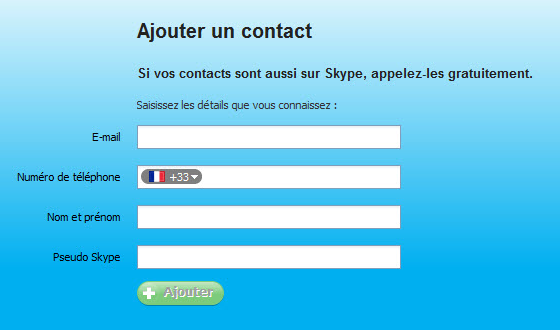 Ajouter un contact Skype Softonic