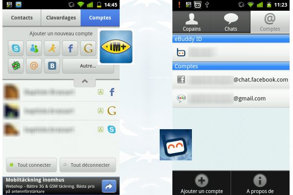 Ajout d'un compte Softonic