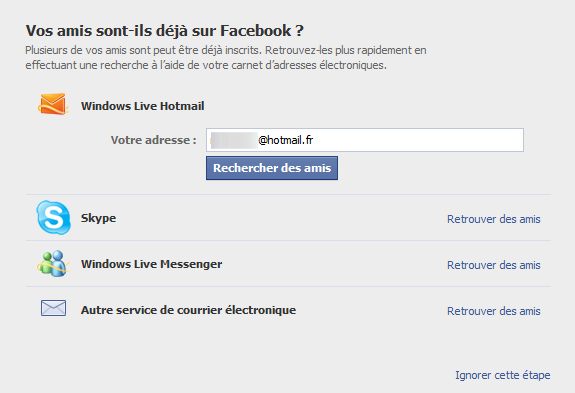 Rechercher des amis Facebook Softonic