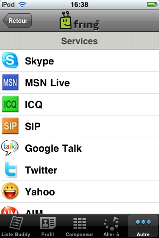 configurer_fring_liste_services