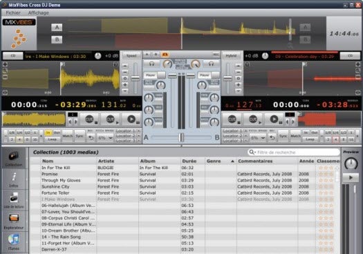 Logiciel de Mix - MixVibes