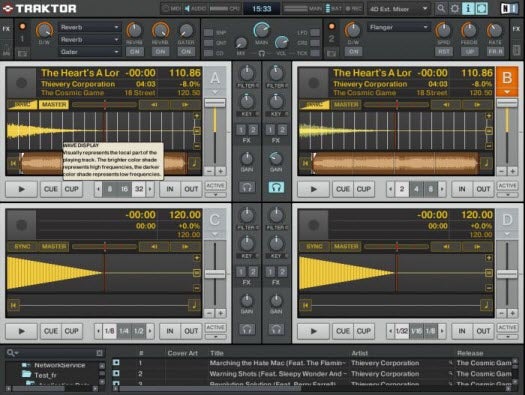 Logiciel de Mix - Traktor