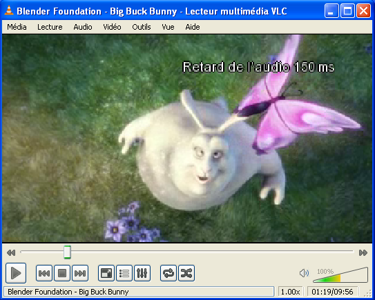 Synchroniser audio video VLC 02