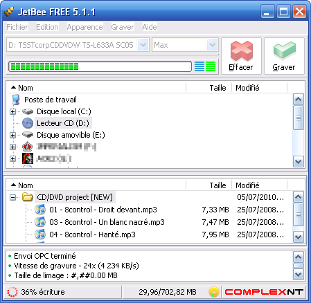 Logiciels de gravure JetBee