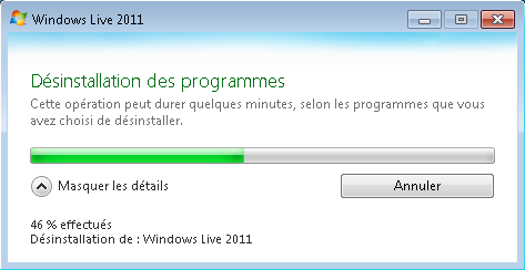 desinstaller Messenger 2011 04