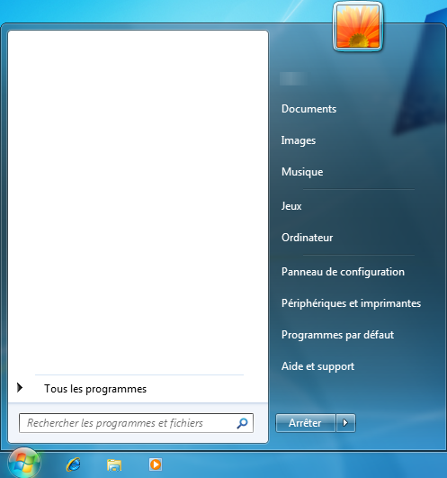 Documents recents menu demarrer