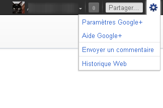 Google+, les paramètres
