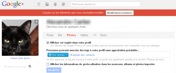 Paramétrer le partage de ses photos sur Google+