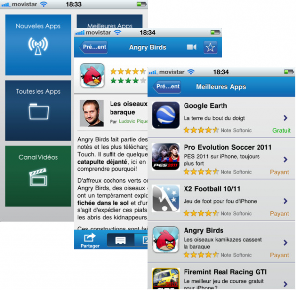 Les premières images de Softonic Moba