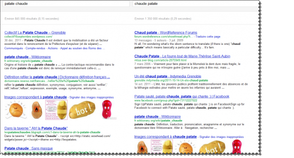 Google: Importance de l'ordre des mots