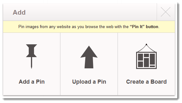 Pinterest - Add a pin Comment ajouter un pin sur Pinterest