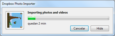 Dropbox Importateur photos
