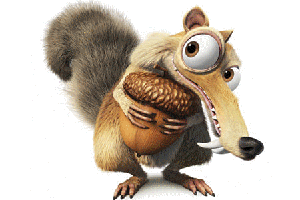 scrat coureur de glace