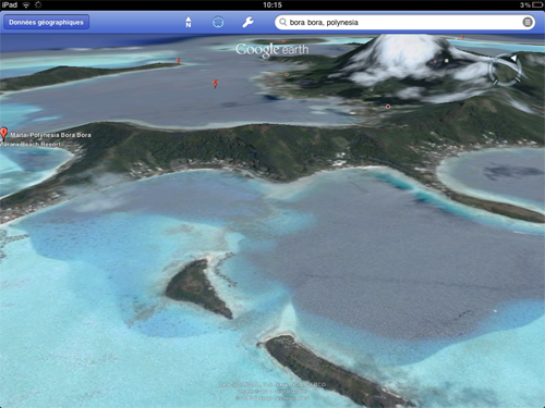 Google Earth iPad3