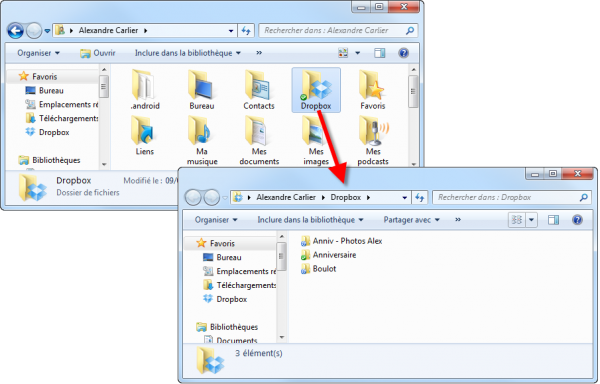 Dossier Dropbox