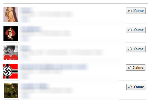 Facebook et le contenu inapproprié