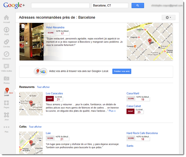 Google plus local