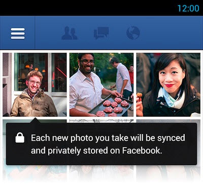 Facebook: Upload automatique des photos
