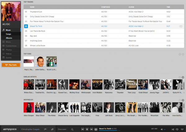 MySpace nouvelle formule - Catalogue