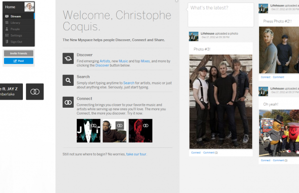 MySpace nouvelle formule - Flux