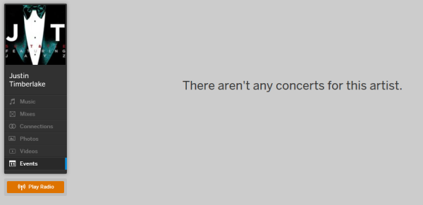 Pas de tournée pour JT ?