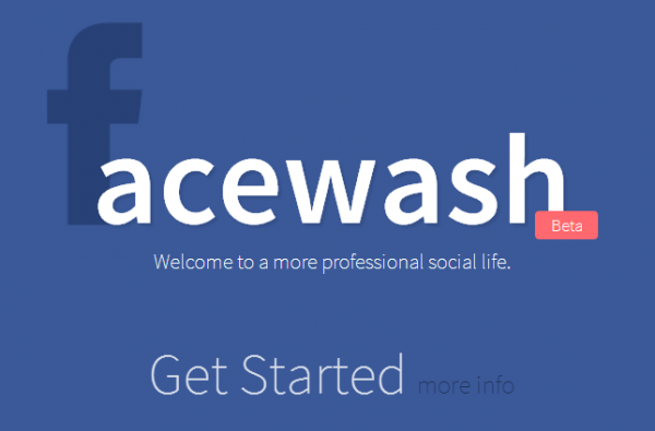 Application Web Facewash