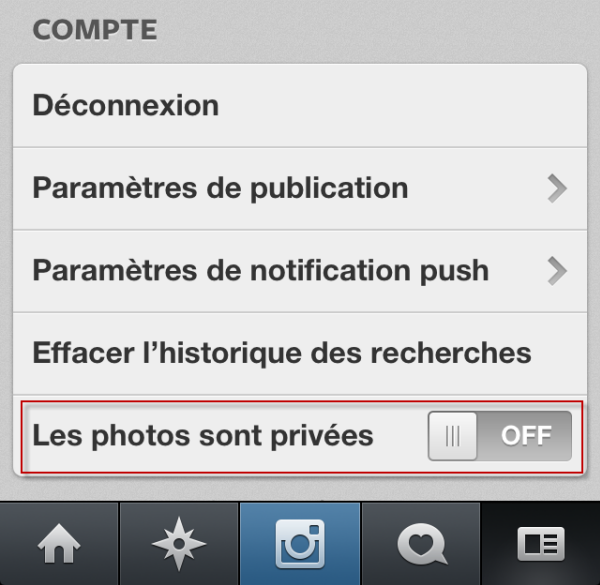 Les photos sont publiques !