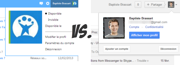 Profil de l'utilisateur Profil de l'utilisateur