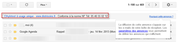 Publicité Gmail Publicité Gmail