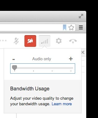 Bande passante - Google Hangout