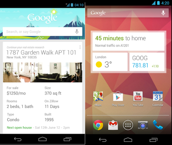 Google perfectionne Google Now