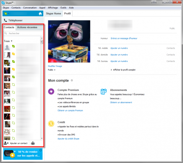 list skype msn