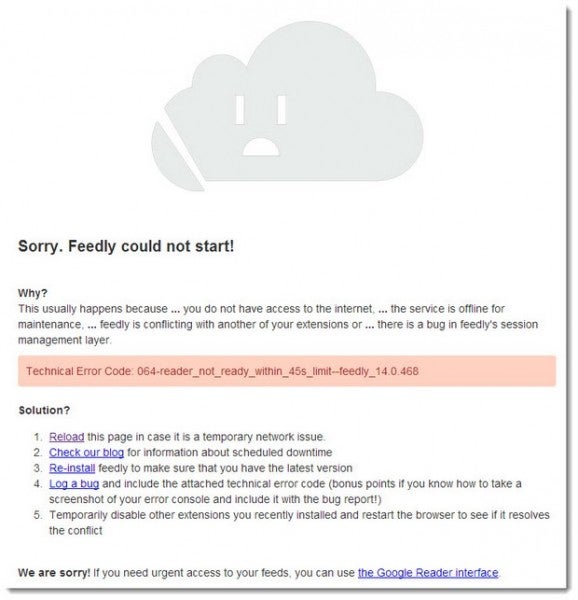 Feedly is down