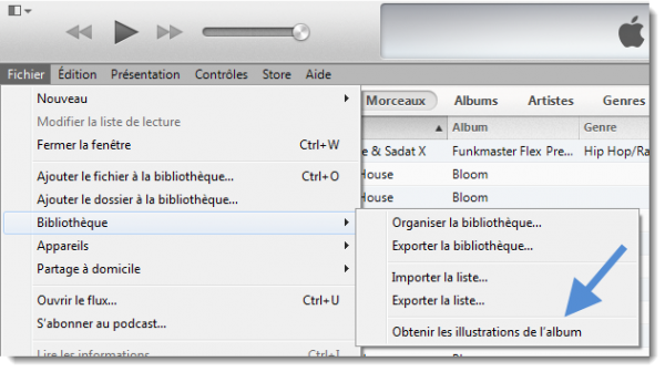 iTunes - Illustrations des albums