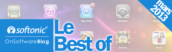 meilleurs applis mars 2013