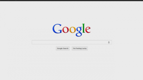 Page de démarrage Google