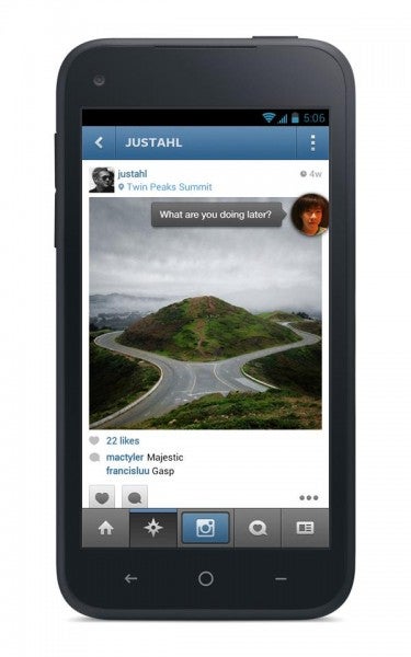Facebook Home - Interface de l'application